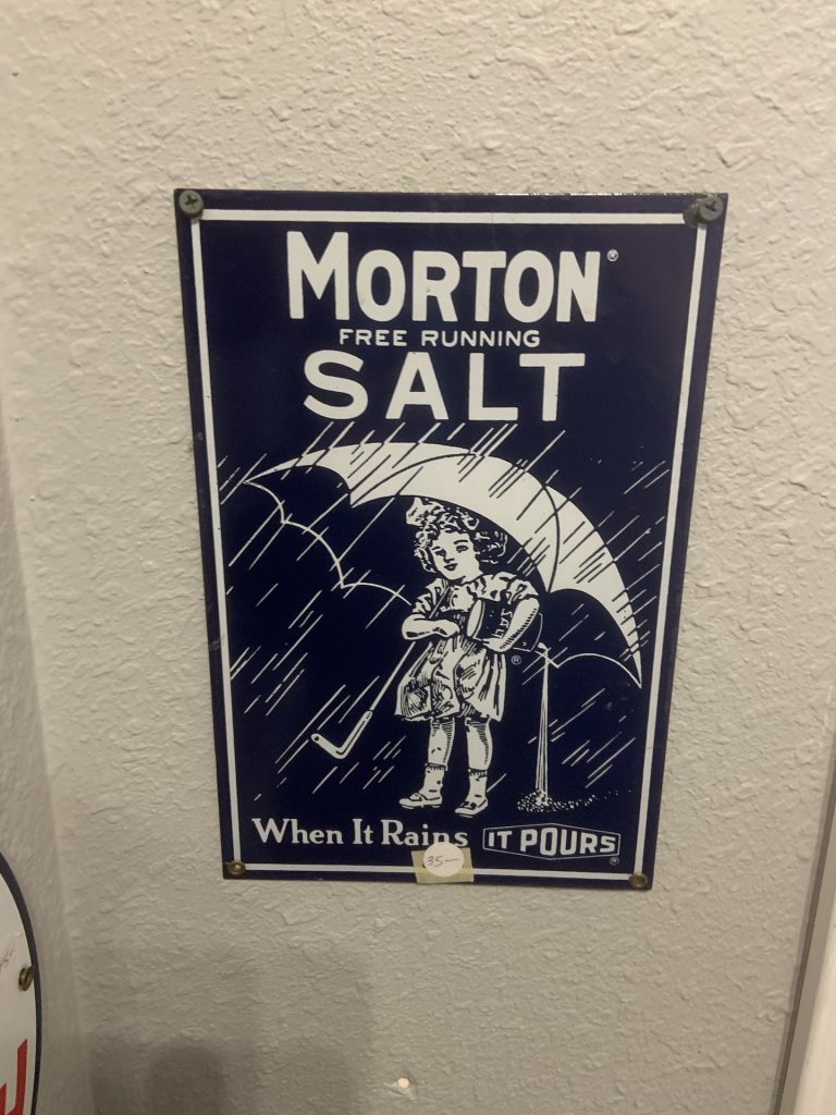 Morton Salt Sign