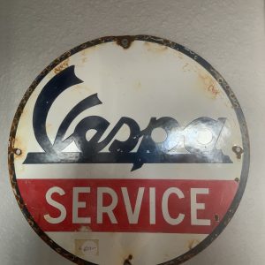 Vespa Service Sign
