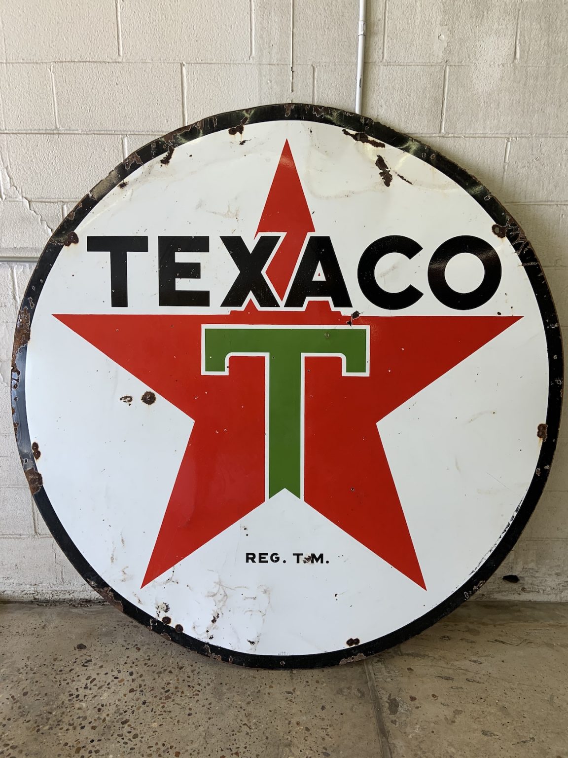 Texaco Sign (6′) – 1958 – Texas Trucks and Classics