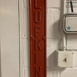 Lufkin Oil Rig Cast Iron Plate