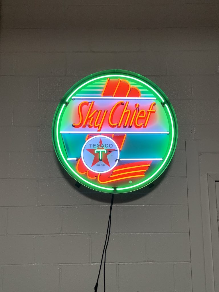 Texaco Sky Chief Neon Sign