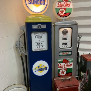 Blue Sunoco Reproduction Gas Tank