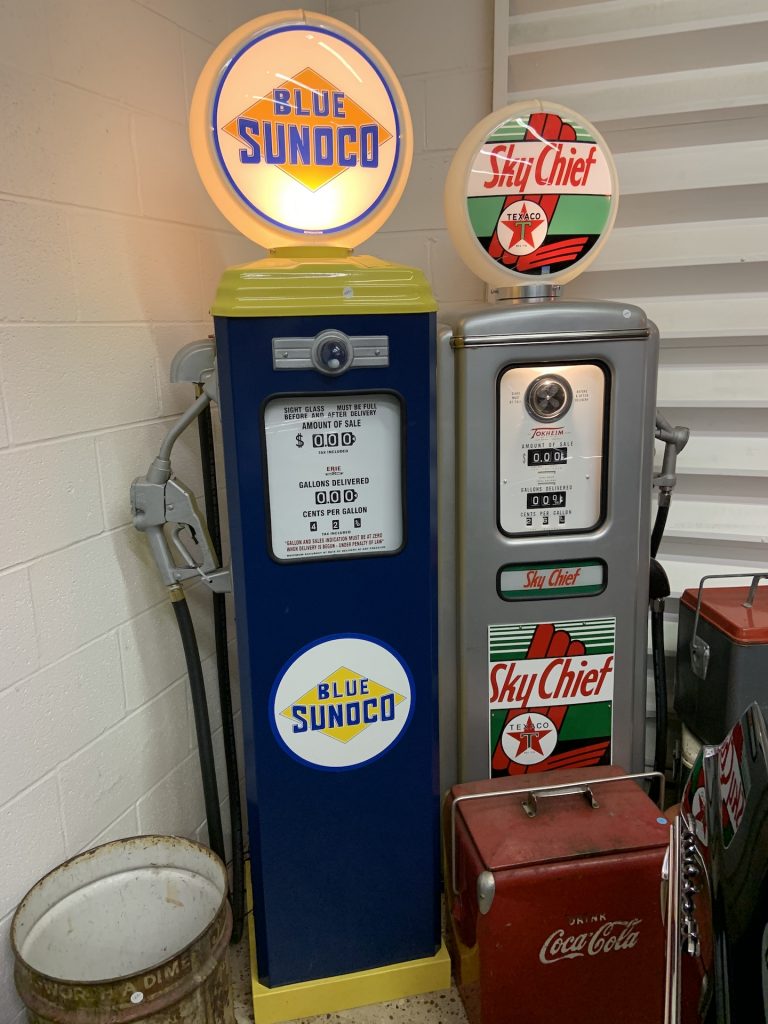 Blue Sunoco Reproduction Gas Tank