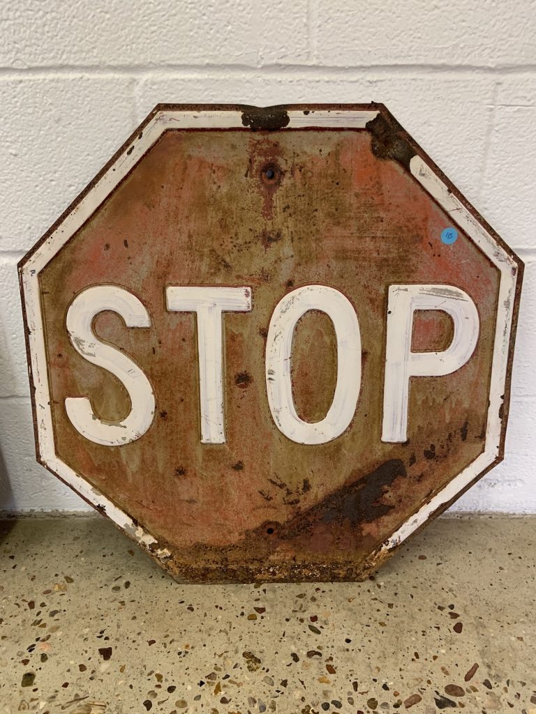 Vintage Stop Sign