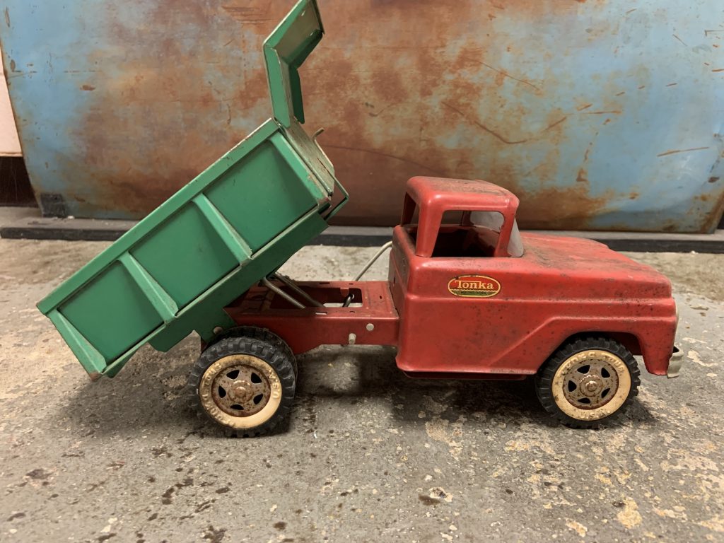 Vintage Tonka Dump Truck and Sand Loader