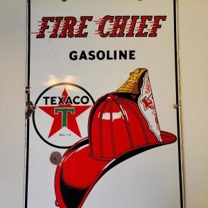 Fire Chief Gasoline Pump Plate