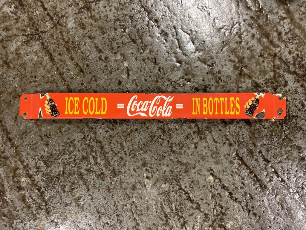Vintage Coca Cola Door Push