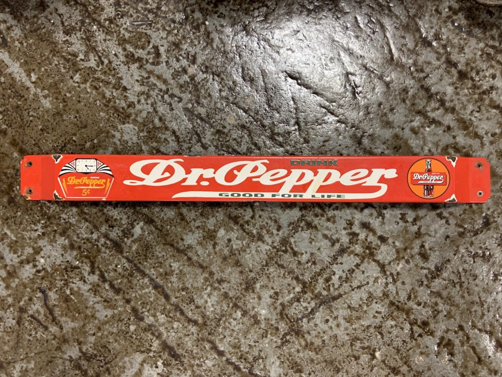 Vintage Dr Pepper Door Push