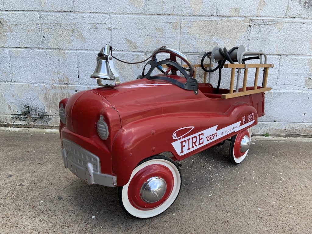 Red Fire Truck Pedal Car