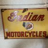 Porcelain Indian Motorcycles Sign - Image 2