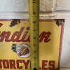 Porcelain Indian Motorcycles Sign - Image 4
