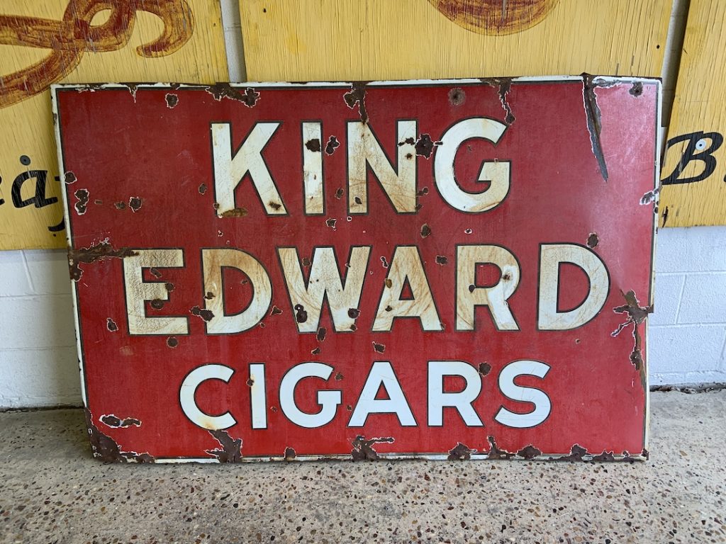 King Edward Cigars Sign