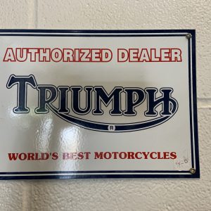Triumph Authorized Dealer Sign