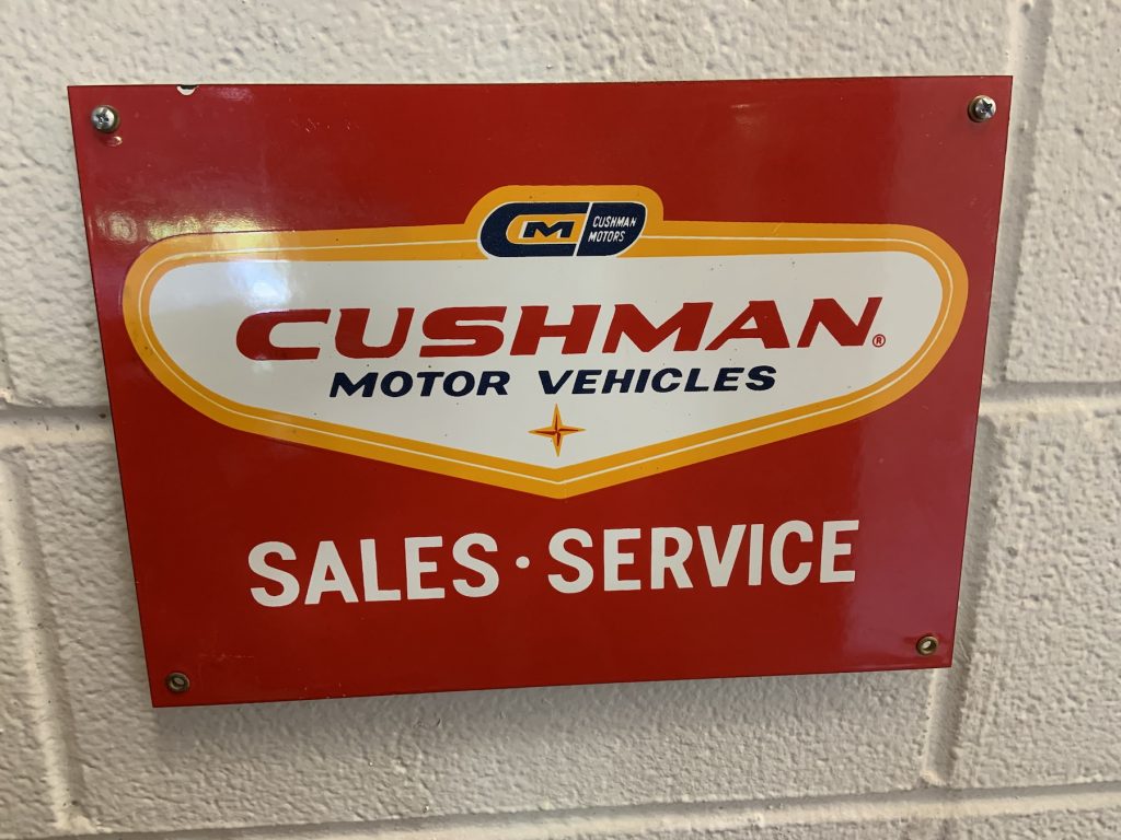 Cushman Sales and Service Sign