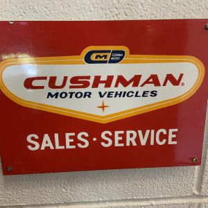 Cushman Sales and Service Sign