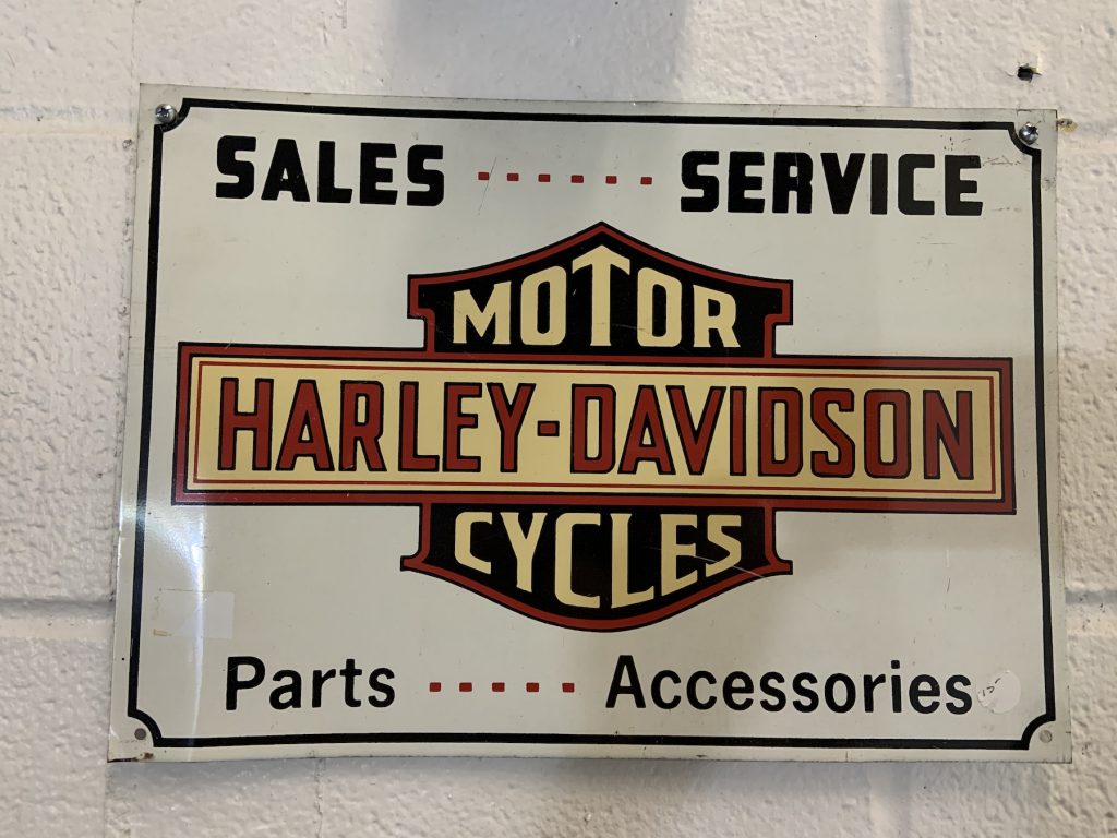 Vintage Style Harley-Davidson Sign