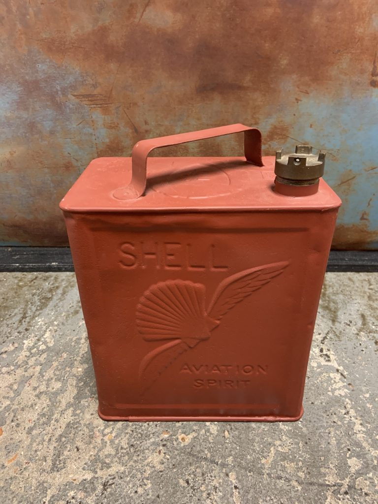 Shell Aviation Spirit Petrol Can