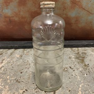 Vintage Shell Oil Glass Jar