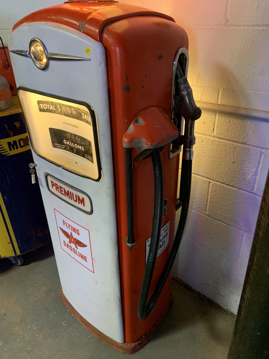 Bennett 966 – Flying A Gas Pump – Texas Trucks and Classics