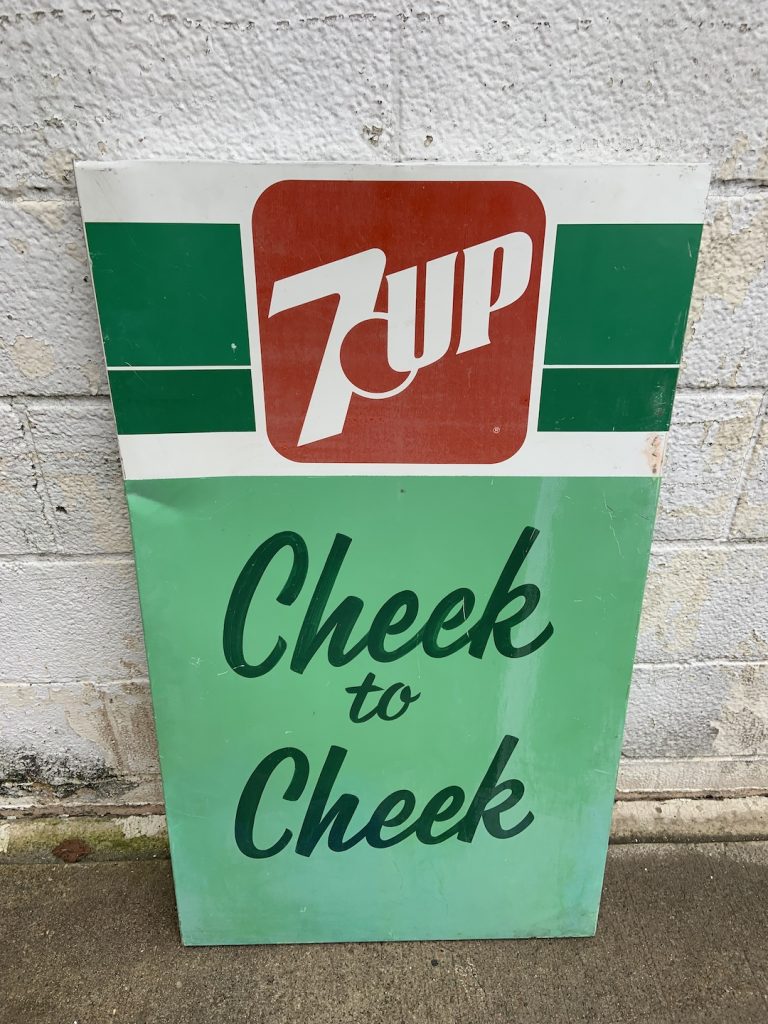 Retro 7up Metal Sign