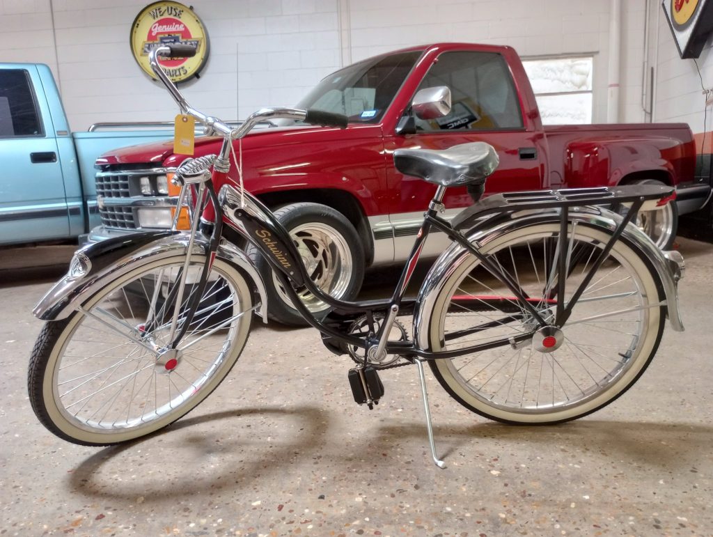 1954 Schwinn Black Phantom Bicycle