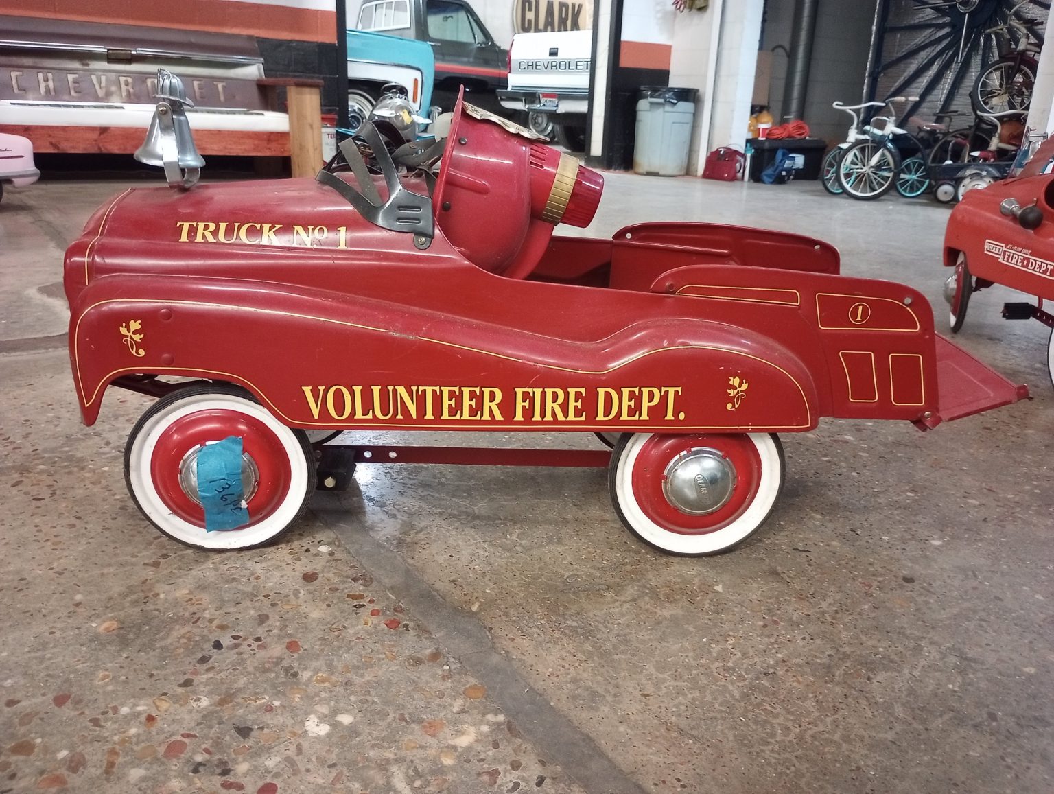 Volunteer Fire Department Pedal Car – Texas Trucks and Classics
