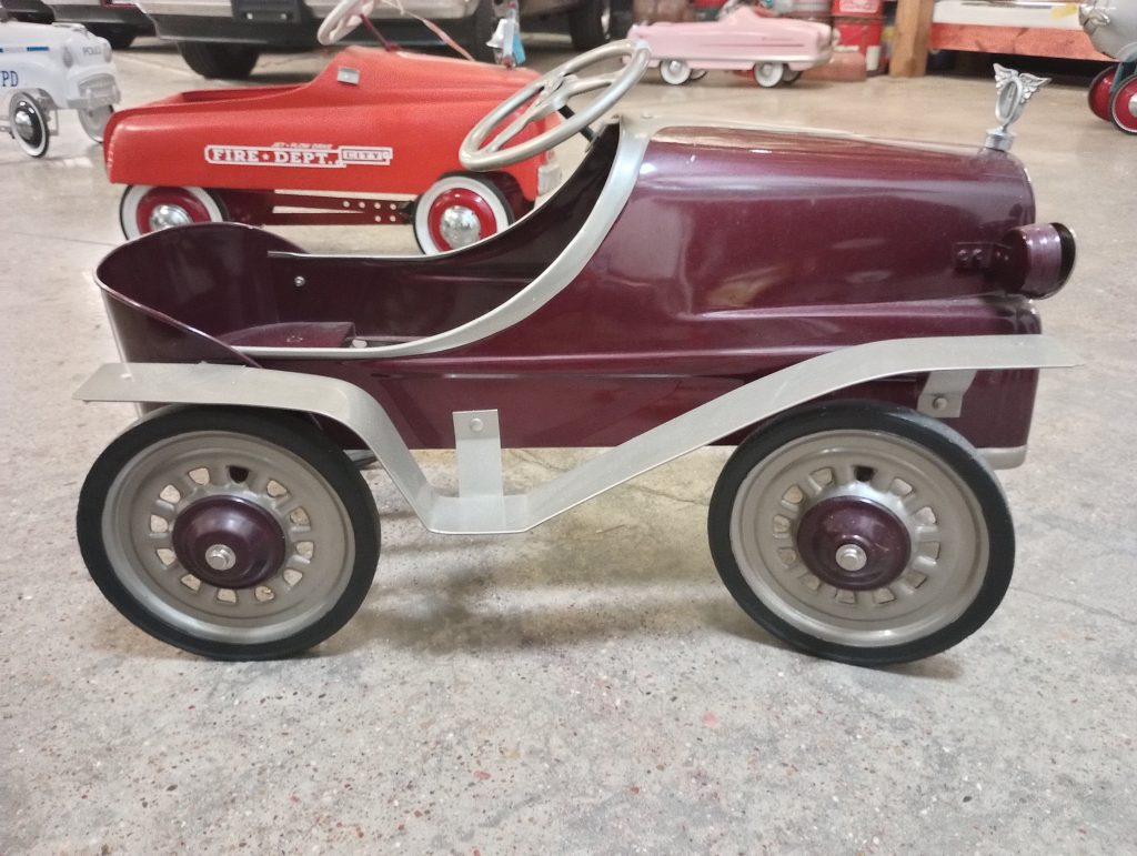Maroon Pedal Car