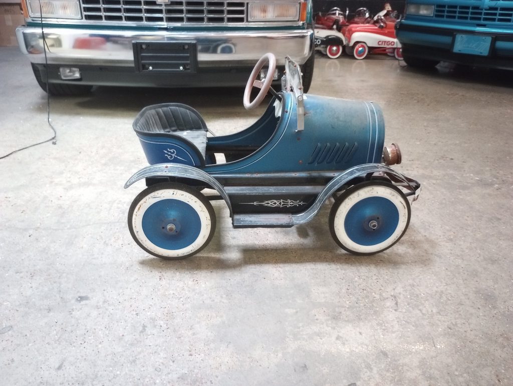 Blue Pedal Car