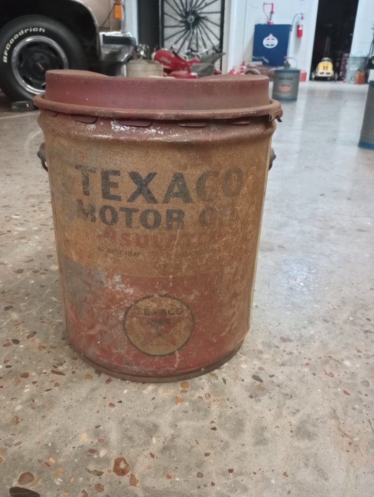 Texaco Motor Oil Can