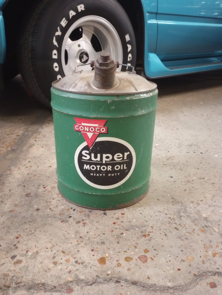 Conoco Motor Oil Can