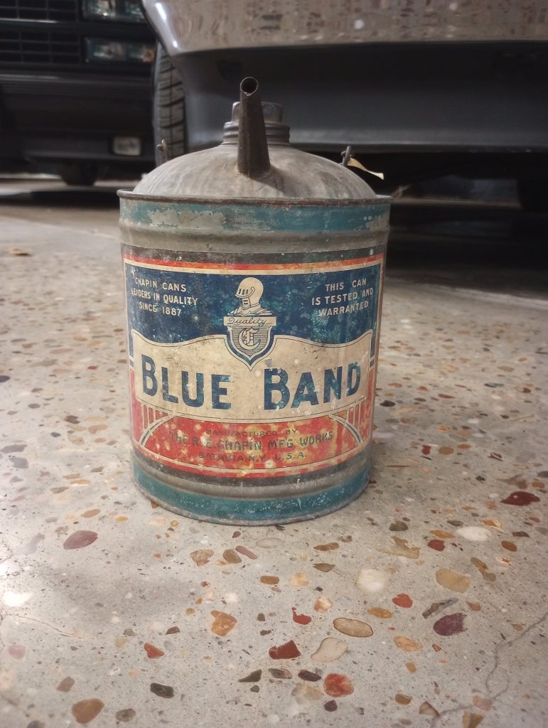 Blue Band Can