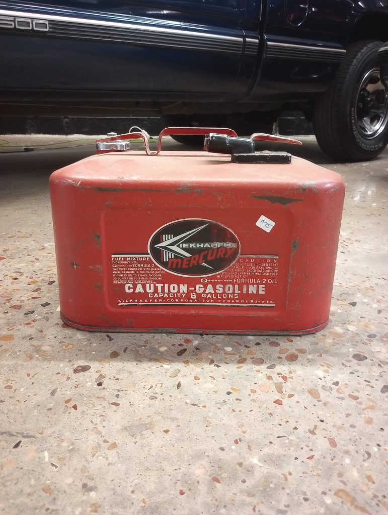 Kiekhaefer Mercury Gas Can