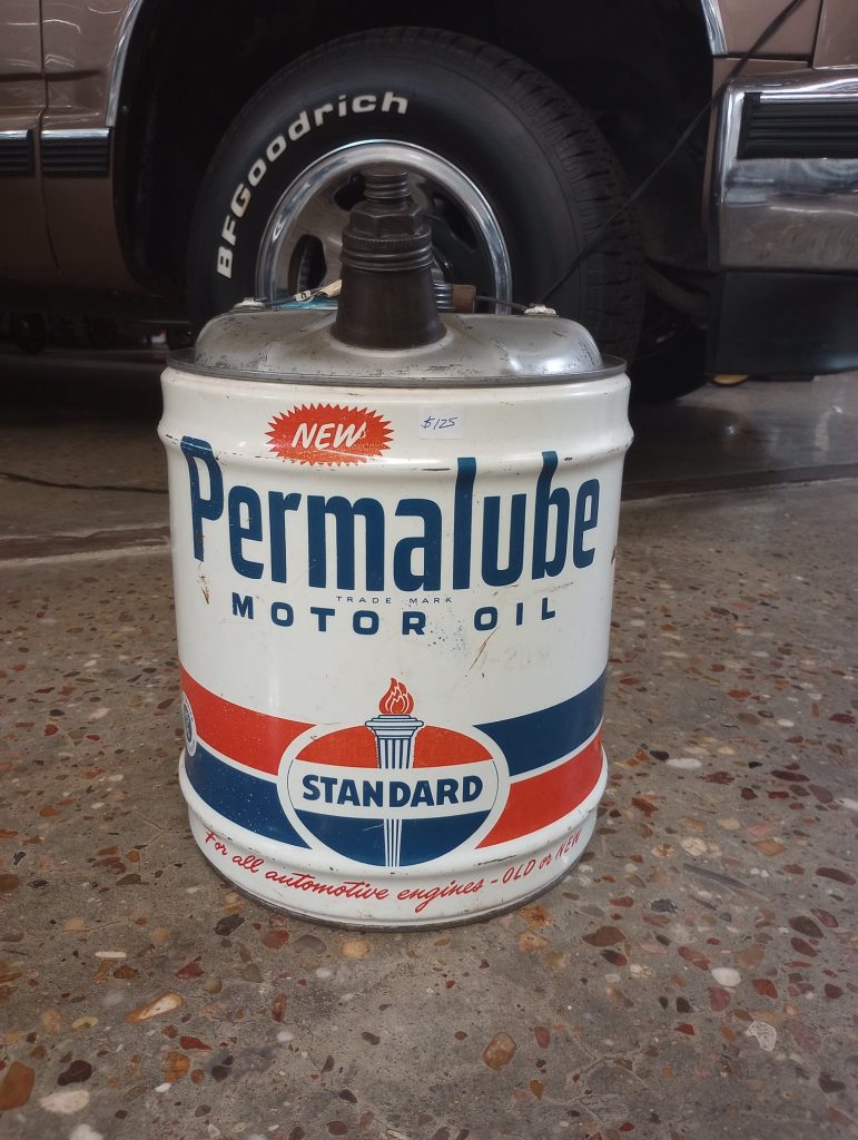 Permalube Motor Oil Can
