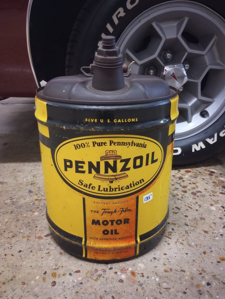 Pennzoil Motor Oil Can