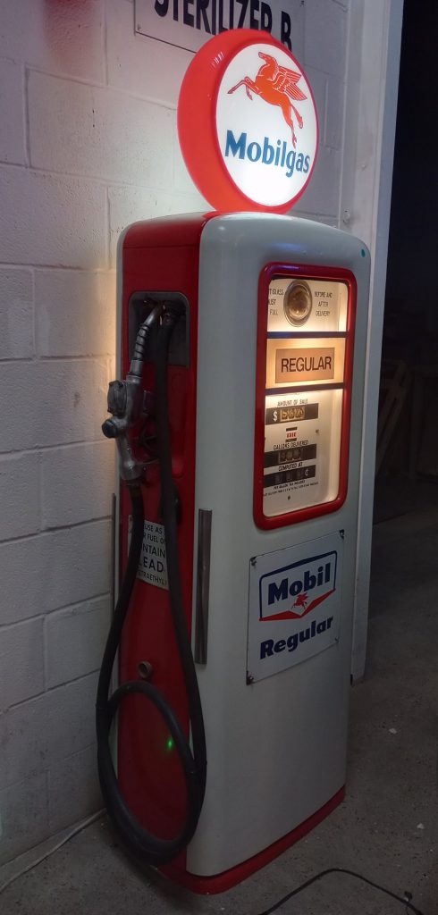 Erie Mobilgas Gas Pump