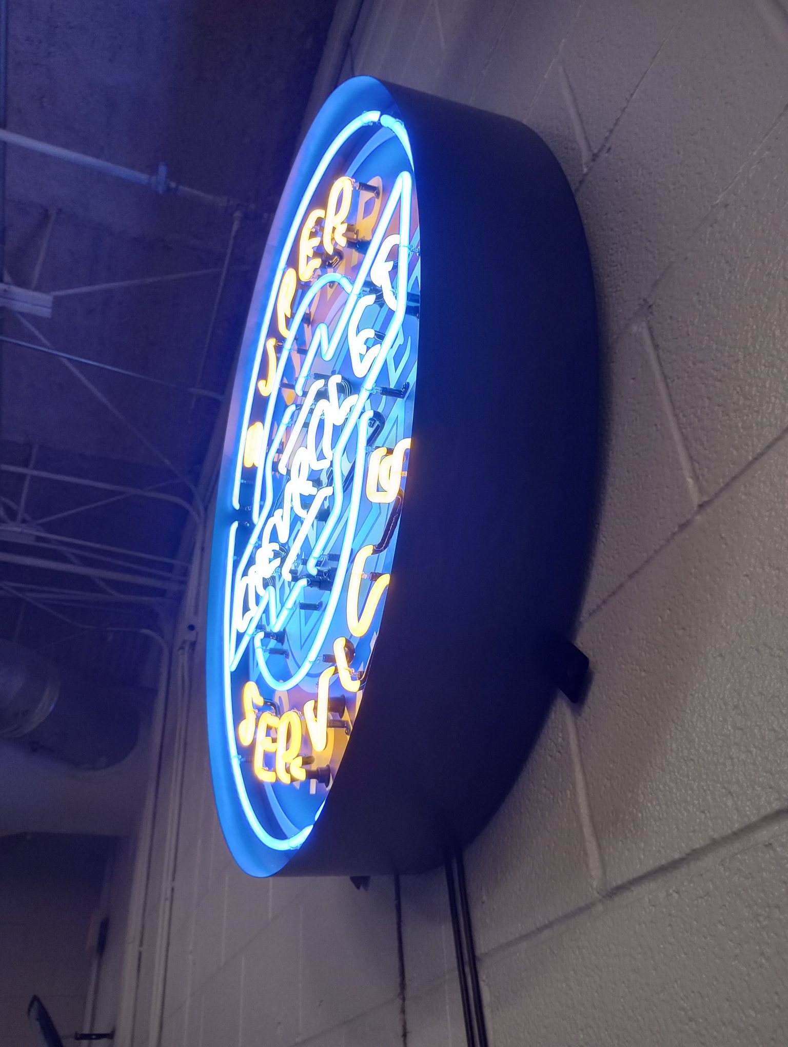 Chevrolet Super Service LED Neon Sign - Lighted Garage Decor For Shop, Man Cave, Home Bar