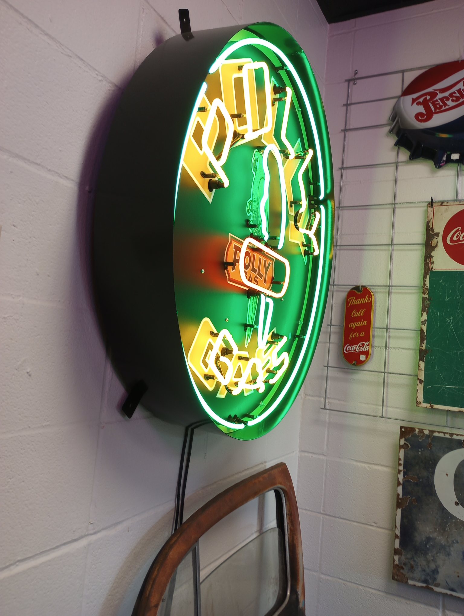 Polly Gas Neon Sign – Texas Trucks and Classics