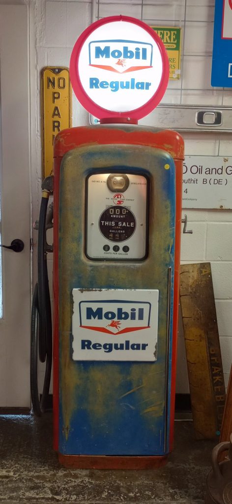 Mobil Regular Gas Pump