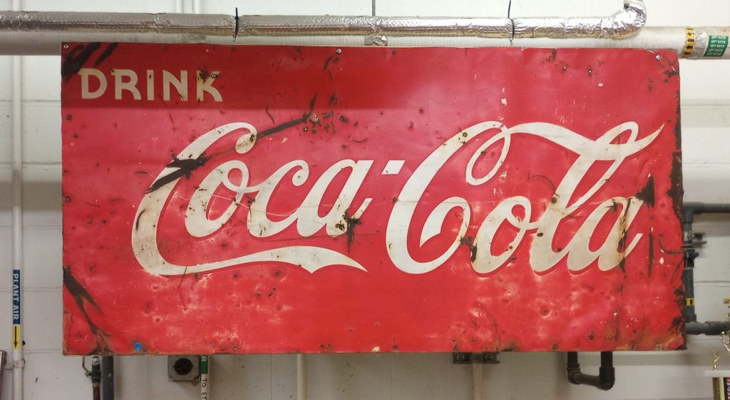Drink Coca-Cola Sign