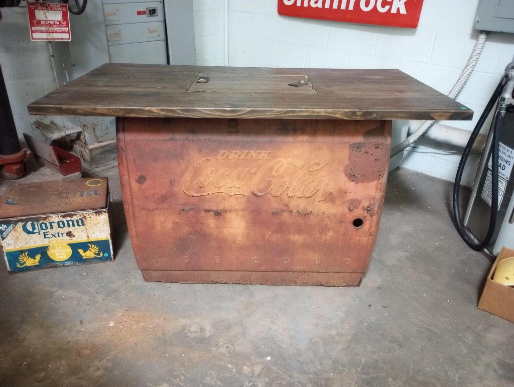 Coca-Cola Cooler Table