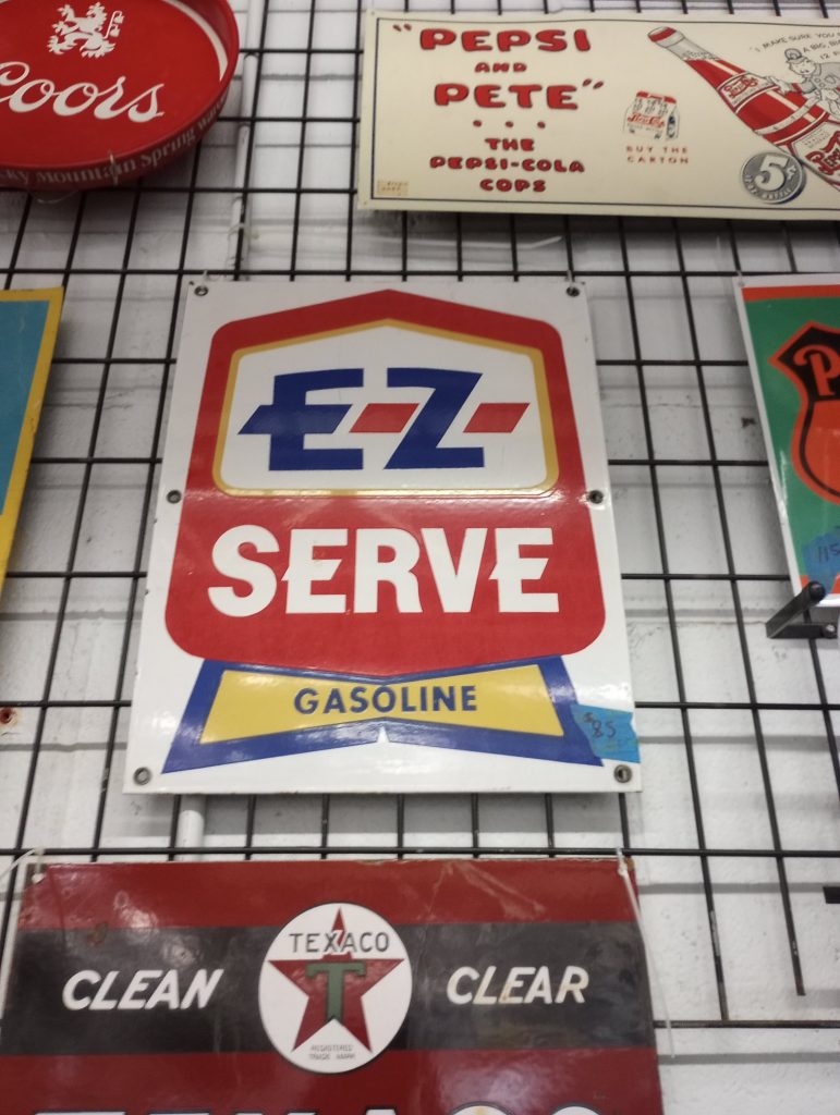 EZ Serve Gasoline Sign