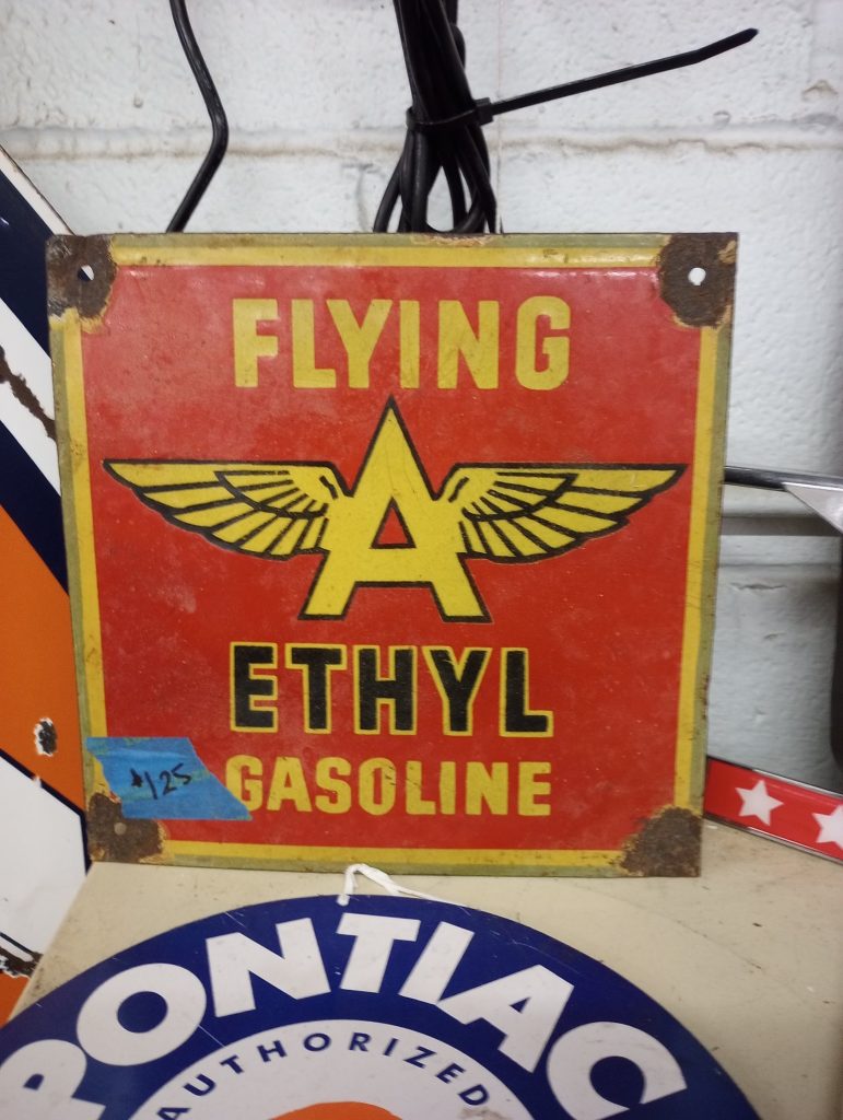 Flying A Sign