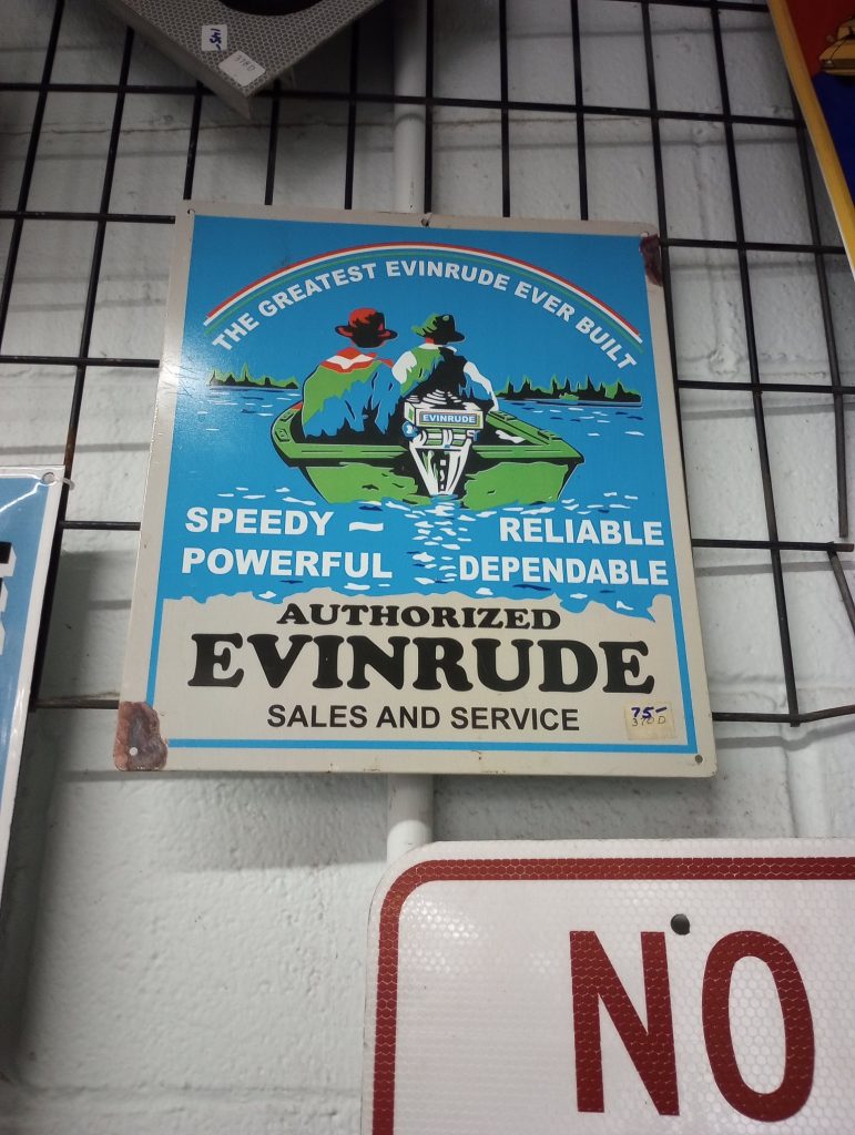 Evinrude Sign