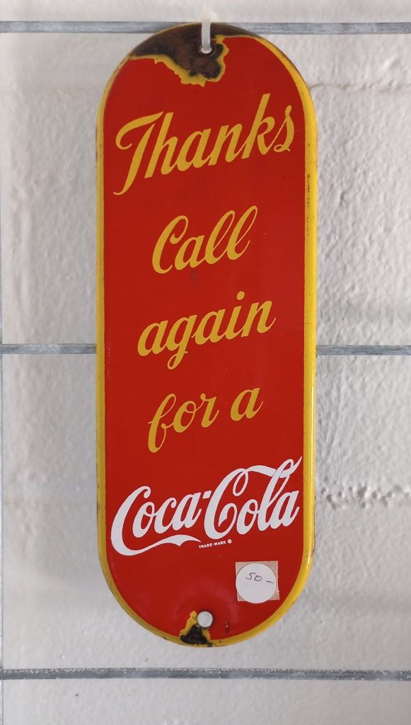 Small Coca-Cola Sign