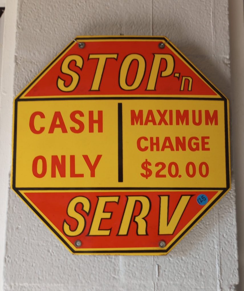 Stop'n Serv Sign