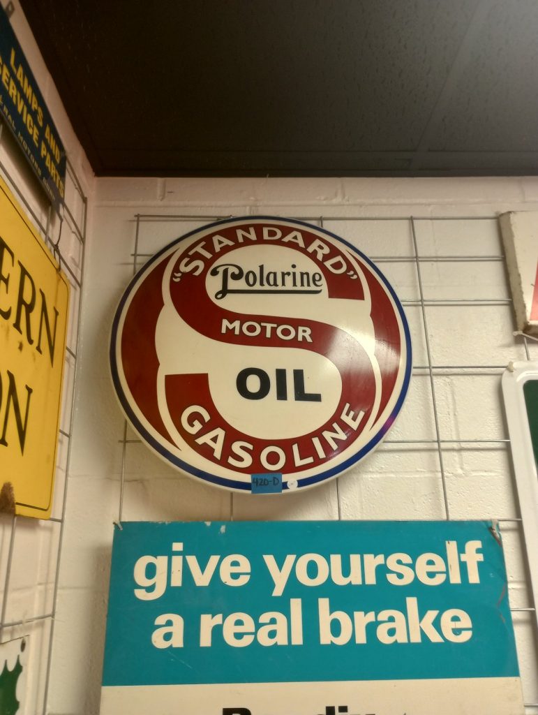 Polarine Oil Sign