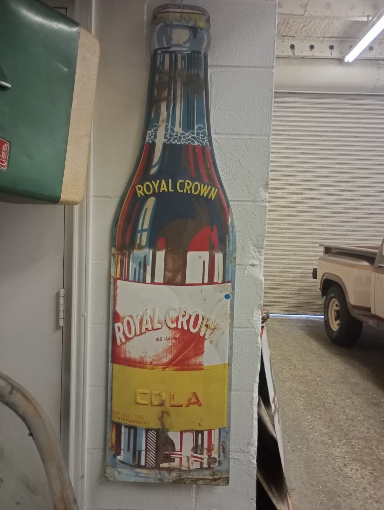Royal Crown Bottle Sign