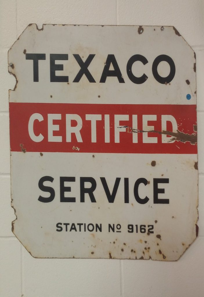 Texaco Service Sign