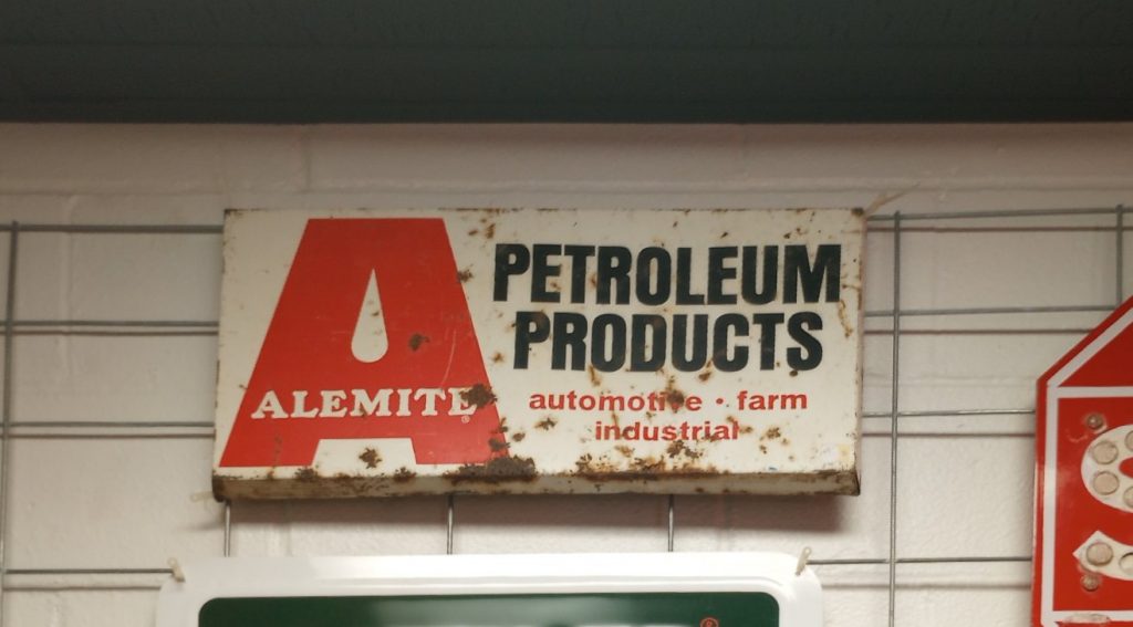 Alemite Sign