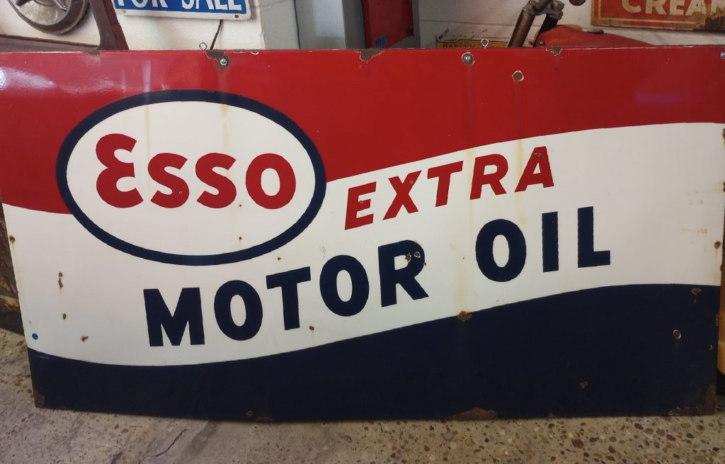Esso Motor Oil Sign